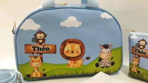 Kit bolsa bebê _ safari menino