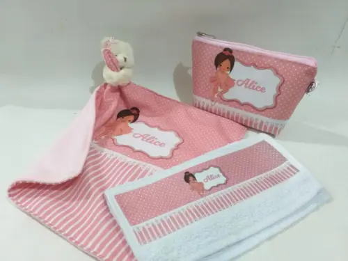 Kit para bebê _ presente bailarina