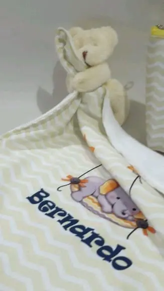 Kit para bebê _presente personalizado elefantinho