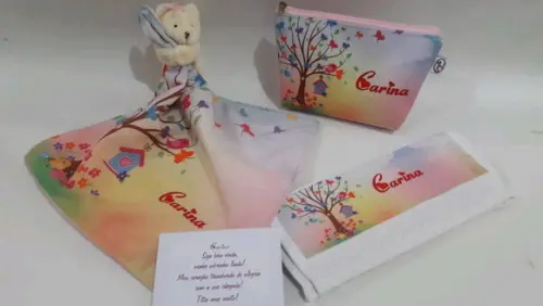 Kit para bebê _presente personalizado jardim encantado