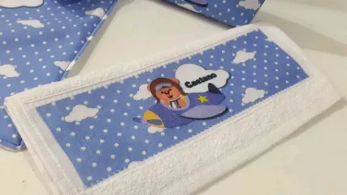 Kit para bebê _presente personalizado ursinho aviador