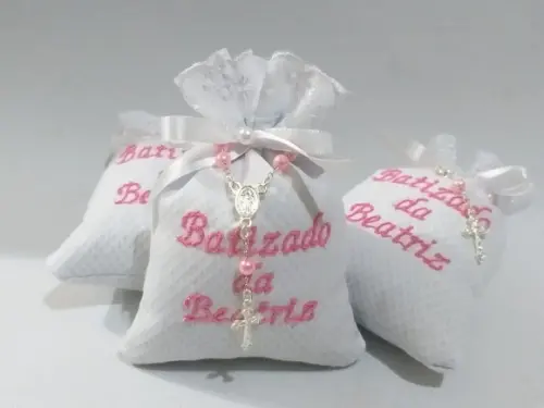 Lembrancinha Batizado - Sache Perfurmado