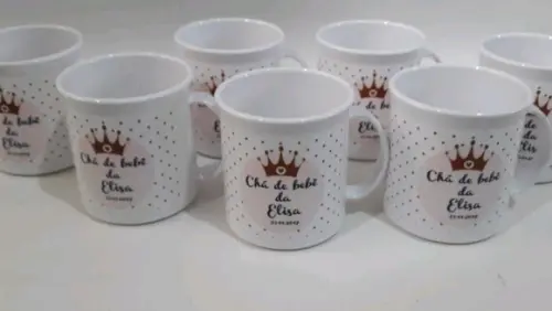 Lembrancinha chá de bebê _ caneca princesa