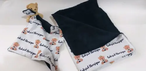 Manta e Naninha para Bebê