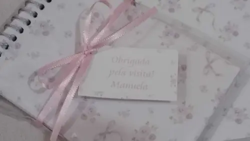 Lembrancinha Maternidade_ Caderneta
