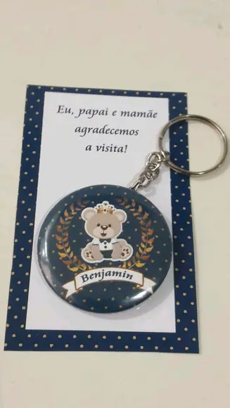 Lembrancinha ursinho principe