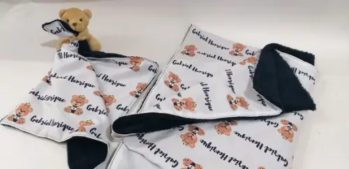 Manta e Naninha para Bebê