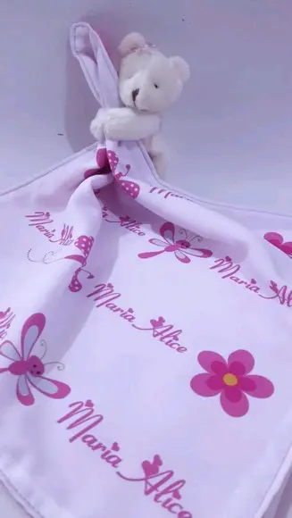 Manta e naninha para bebê borboleta