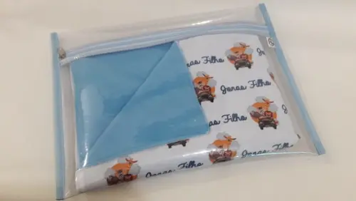 Manta personalizada para bebê - safari