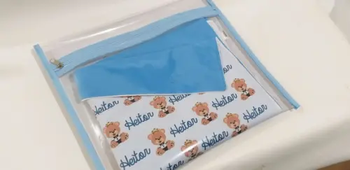 Manta personalizada para bebê ursinho