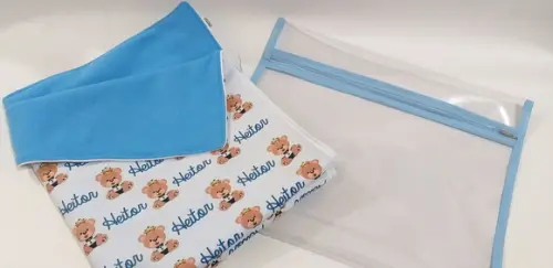 Manta personalizada para bebê ursinho
