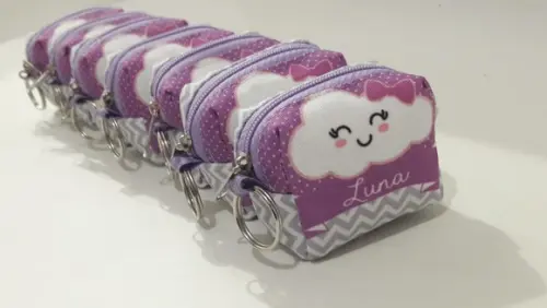 porta moeda chuva de bênção lilas