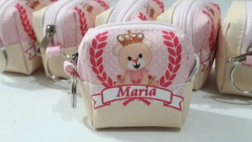 Porta Moeda Ursinha-lembrancinha Maternidade