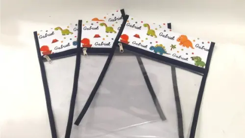 Saco organizador para roupas-dinossauro
