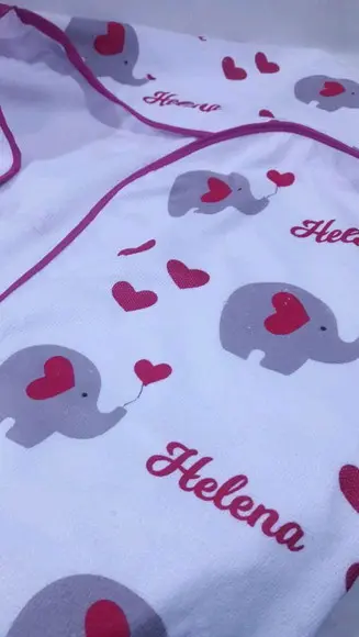 Toalha capuz personalizada _elefantinho