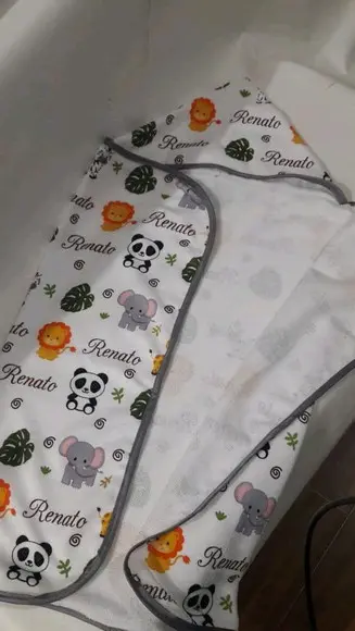 Toalha Capuz Personalizada _safari