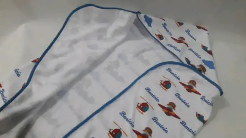 Toalha capuz personalizada aviador