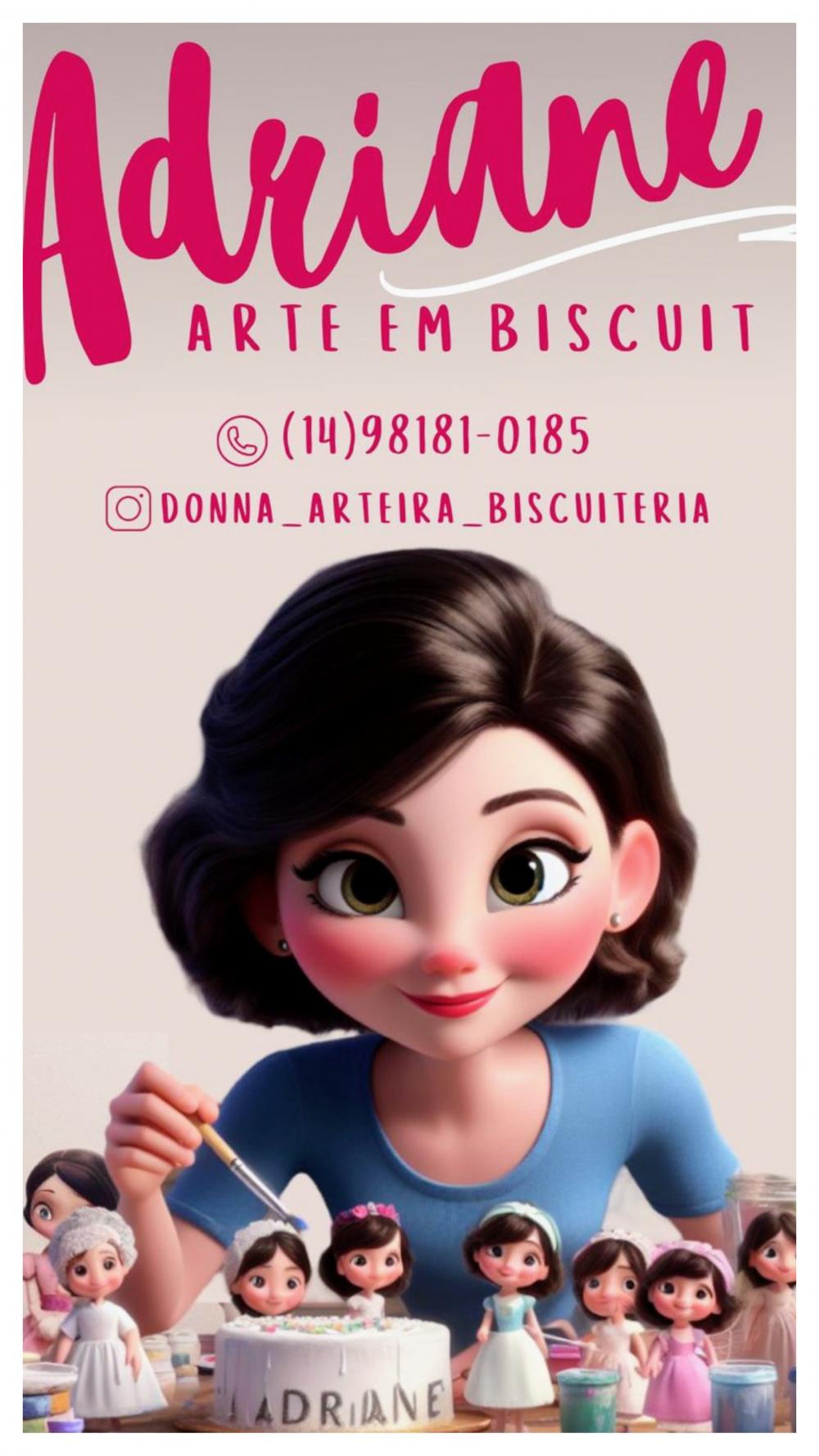 Adriane arte em biscuit