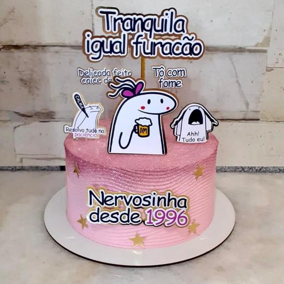 Arquivo Studio Topo de Bolo Flork Tranquila Igual Furacão