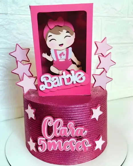 Arquivo Digital Studio Topo de Bolo - Barbie Baby