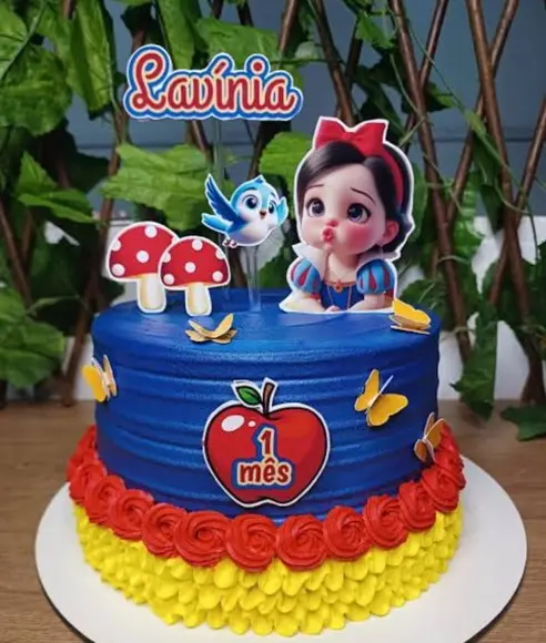 Arquivo Digital Studio Topo de Bolo - Branca de Neve Cute