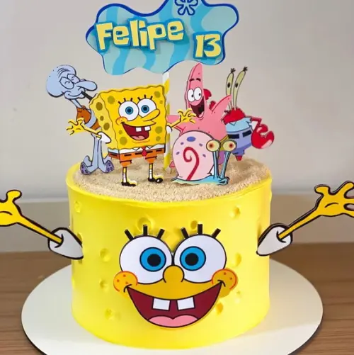 Arquivo Digital Studio Topo de Bolo - Bob Esponja