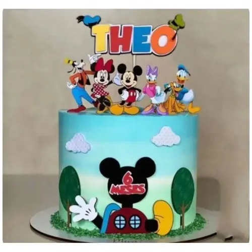 Arquivo Digital Studio Topo de Bolo - Mickey e Amigos House
