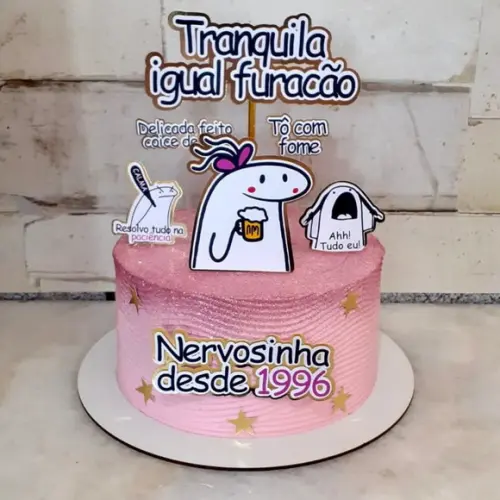 Arquivo Studio Topo de Bolo Flork Tranquila Igual Furacão