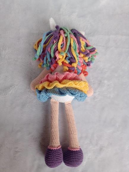 Boneca Unicórnio, Amigurumi