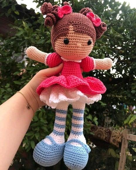 Boneca Maria Rê, Amigurumi