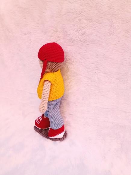 Boneco João Skatista, Amigurumi