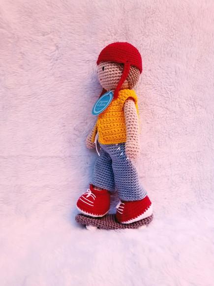 Boneco João Skatista, Amigurumi
