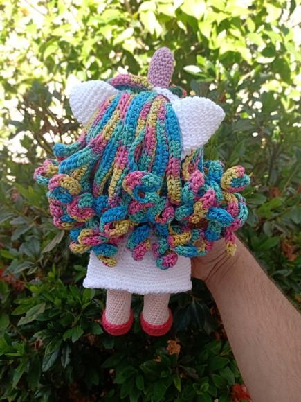 Boneca Unicórnio, Amigurumi