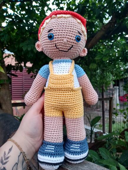 Boneco Tobias, Amigurumi