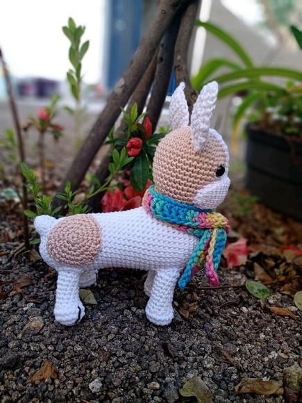 Cachorro Buldogue, Amigurumi