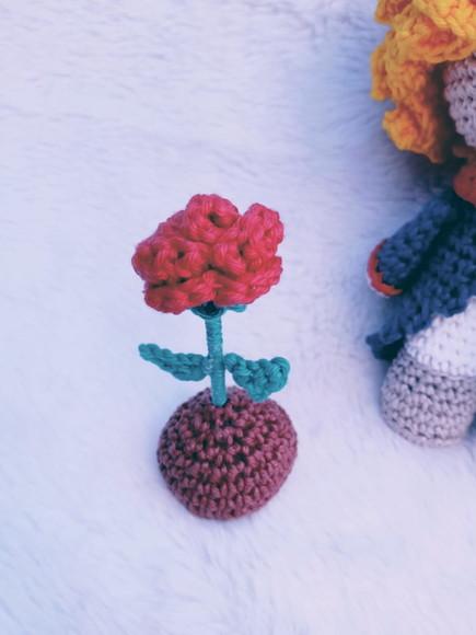 Pequeno Príncipe, a Rosa e a Raposa, Amigurumi