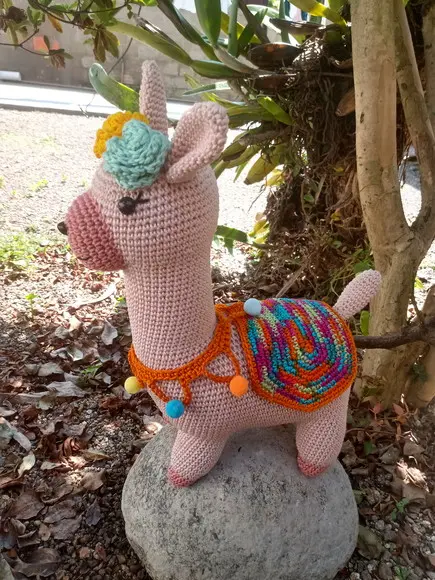 Lhama 39cm, Amigurumi