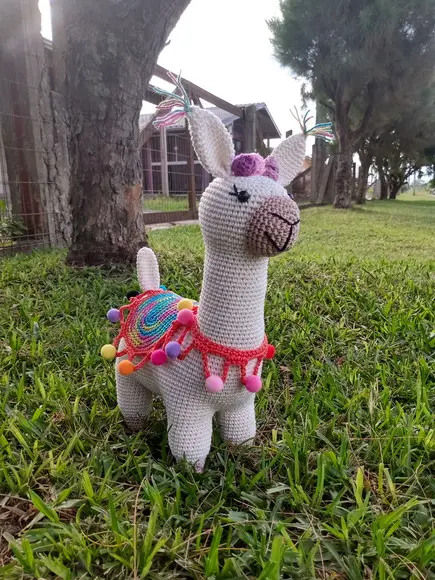 Lhama 39cm, Amigurumi