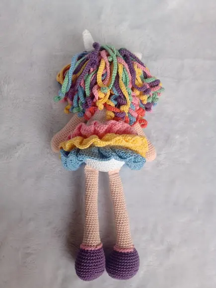 Boneca Unicórnio, Amigurumi