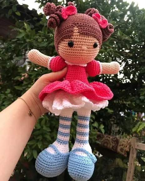 Boneca Maria Rê, Amigurumi