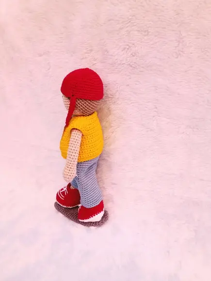 Boneco João Skatista, Amigurumi