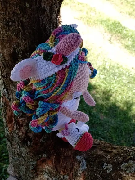 Boneca Unicórnio, Amigurumi