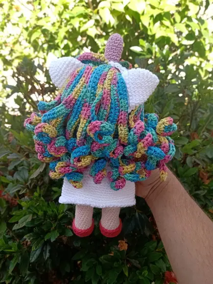 Boneca Unicórnio, Amigurumi