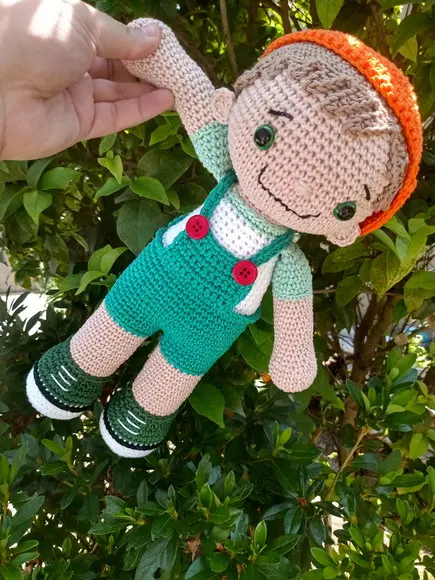 Boneco Tobias, Amigurumi
