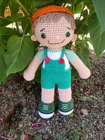 Boneco Tobias, Amigurumi