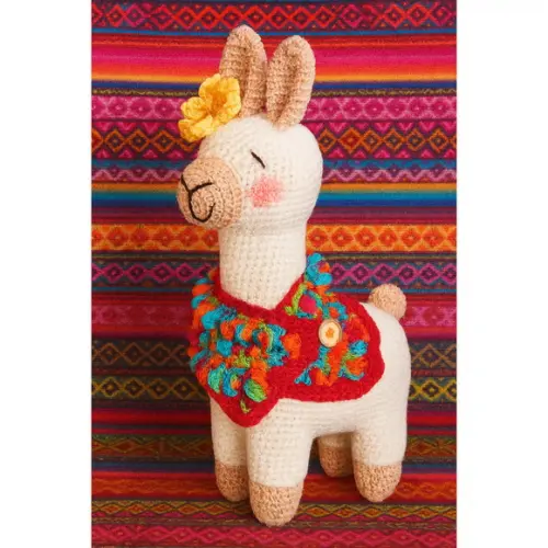 Lhama de Poncho, Amigurumi