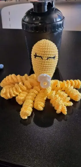 Polvo de Crochê para Bebês - Cor a Sua Escolha!