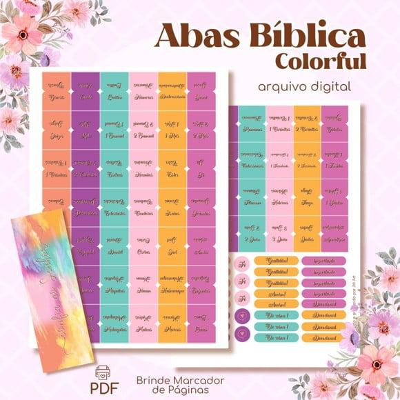 Abas Bíblicas Colorful - Arquivo Digital