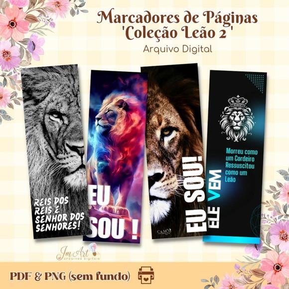 Marca Páginas Coleção Leão 2 - Arquivo Digital
