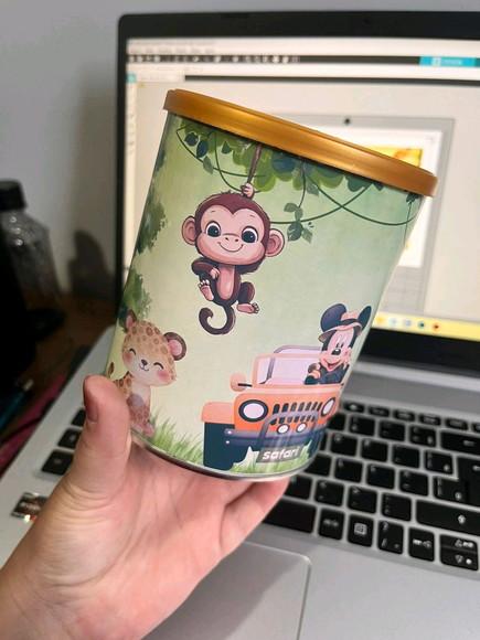 Rótulo Lata de Leite Ninho Safari do Mickey ( Arquivo Digital)